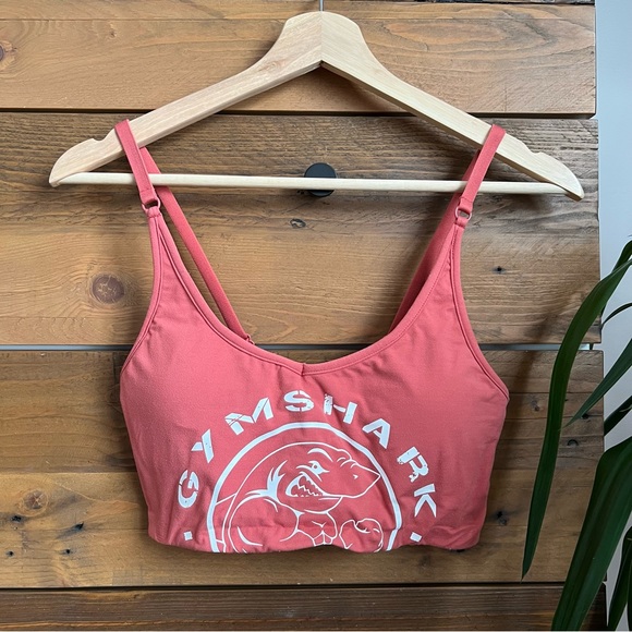 Gymshark Terracotta Scoop Neck Sports Bra - Picture 1 of 3